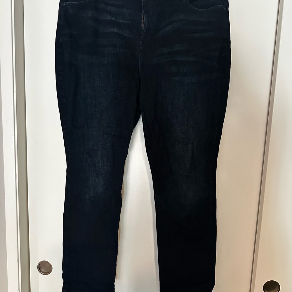 NYDJ Blue Ankle Cropped Jeans Modern Fit